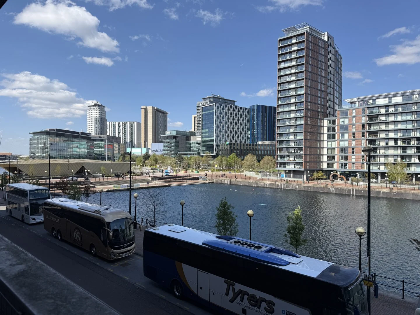 MediaCityUK from above